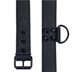 Collar with Leash Black Matt