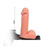 Strap-On with Dildo and Testicles 17.5 cm