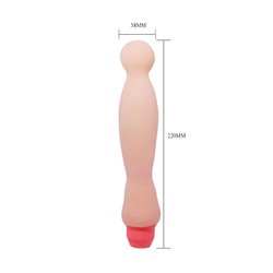 Vibrating Dildo Flesh 22 cm