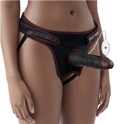 Adjustable Strap on with Dildo 10 Vibrations 7.5