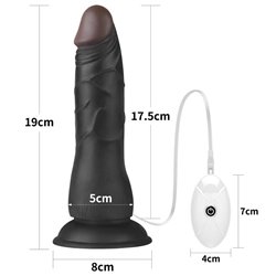 Adjustable Strap on with Dildo 10 Vibrations 7.5