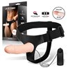 Wobox Detachable Strap-On with Hollow Dildo, Vibration and Remote Control