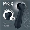 Pro 2 Gener 3 Liquid Air Technology Suction and Vibration Black