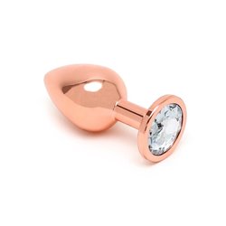 Pisa Butt Plug with Jewel Pisa Rose Gold