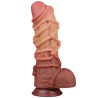 Dildo Dual Layer King Size Nature 10.5