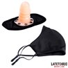 Face mask with 6 cm Detachable Dildo