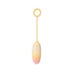 Vibrating Egg Huevo Double Layer Silicone Yellow/Orange