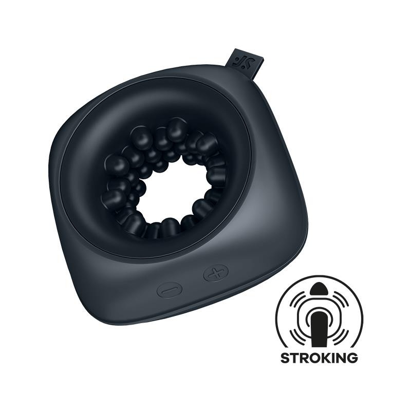 Ring Stroker Pocket Size Masturbator Ring Black