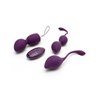 Vibrating Kegel Ball Set Remote Control Rimini Purple