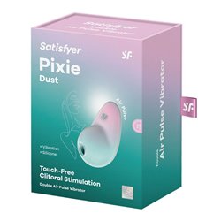 Pixie Dust Clitoris Sucker with Vibration Mint/Pink