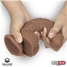 Dildo Dual Layer Silicone 8.25 Brown