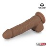 Dildo Dual Layer Silicone 8.25 Brown