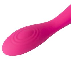 Iris G-Spot vibe USB Silicone Plum Red