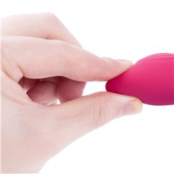 Iris G-Spot vibe USB Silicone Plum Red