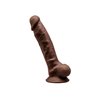 Dildo Dual Density Mod. 1 - 7 Brown