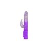 Rabbit Vibrator Thrusting and Rotating Balls Purple