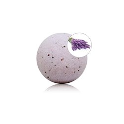 Lavender Aroma Bath Bomb with Rose Petals 140 gr