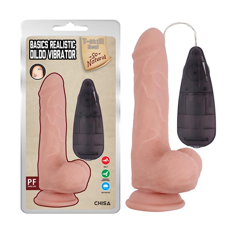 Realistic Vibrating Dildo Basics Realistic 7.8