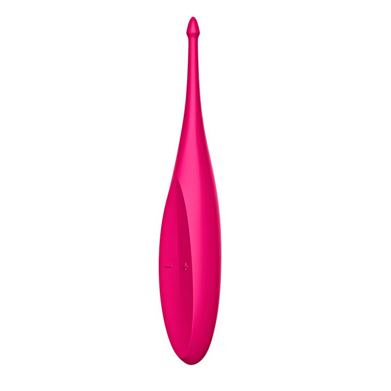 Twirling Fun Tip Vibrator Silicone USB Pink