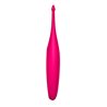 Twirling Fun Tip Vibrator Silicone USB Pink