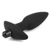 Butt Plug Fantasy Plug with Vibration Black