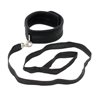 Collar with Leash Adjustable Black