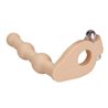 Anal Stimulator The Ultra Soft Bead 6 with Vibration Flesh