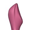 Curvy Trinity 3 Vibe and Clitoris Sucker Triple Stimulator USB Red