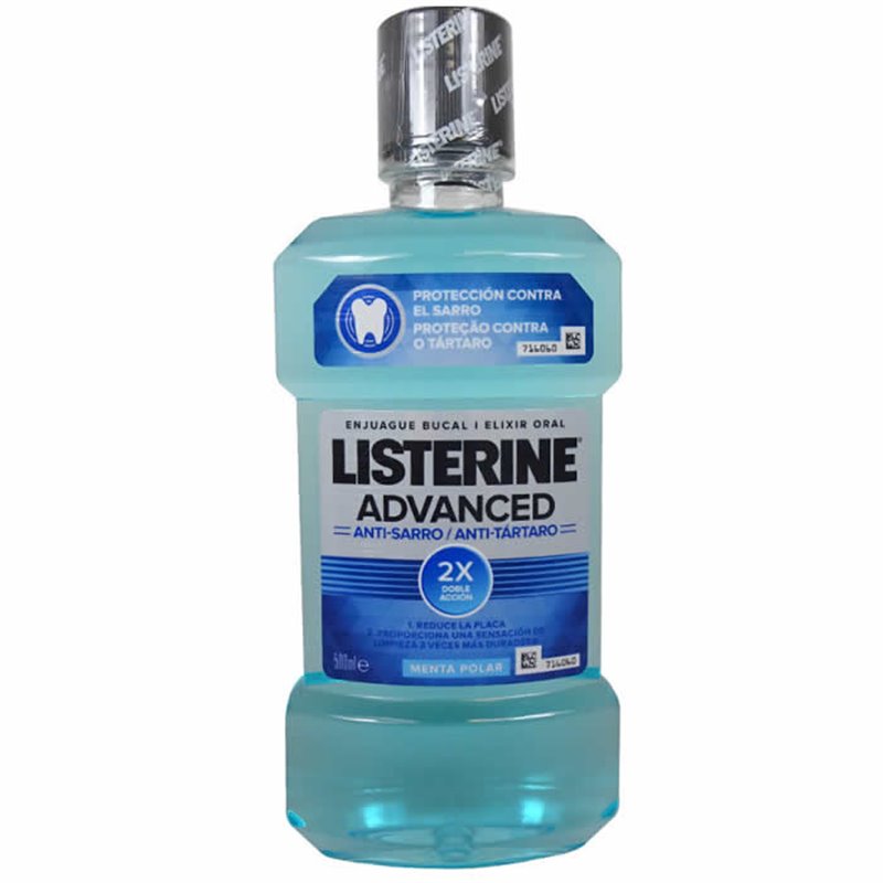 Listerine Advanced Mouthwash 500ml - unisex - Teknashop Ltd