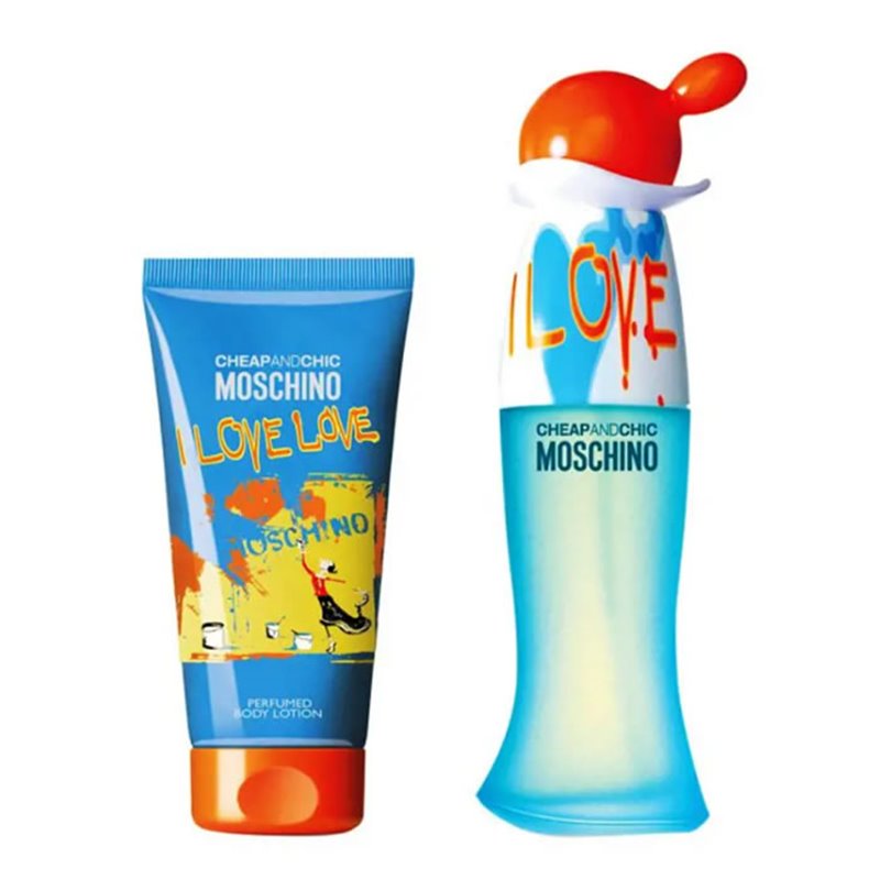 Moschino Cheap and Chic I Love Love Eau De Toilette Spray 30ml Set 2 Pieces - unisex