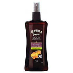 Hawaiian Tropic Protective Dry Spray Oil Mist Spf30 200ml - unisex