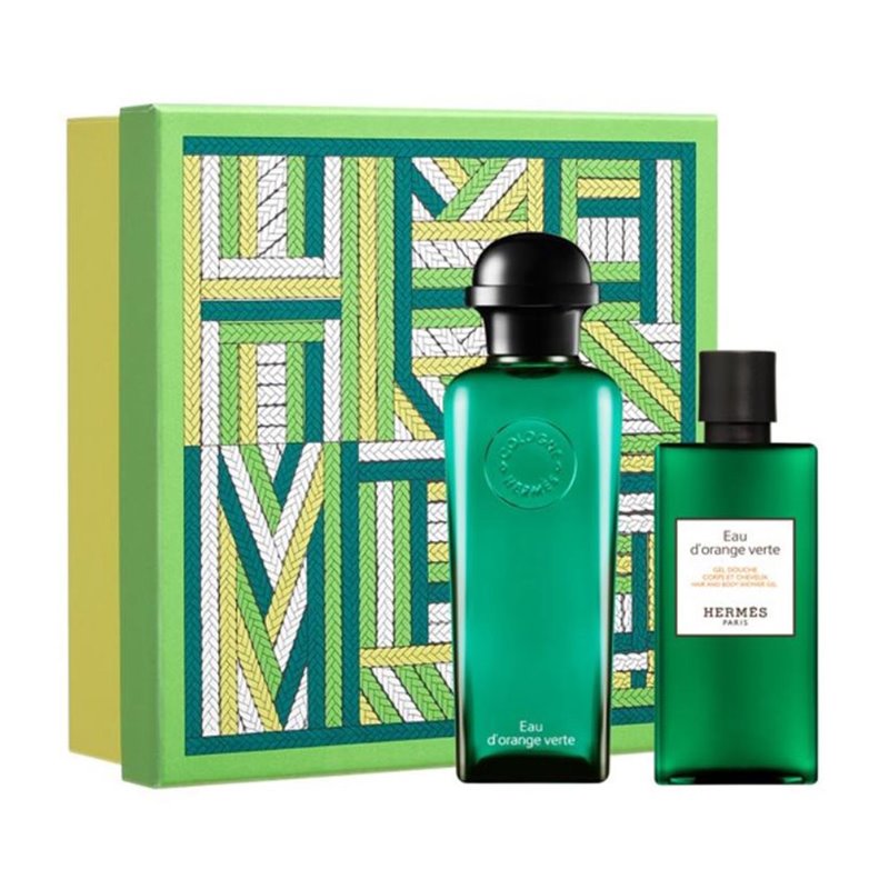 Hermès Hermes Paris Eau D'orange Verte Eau De Cologne 100ml Spray Gel De Baño 80ml - unisex