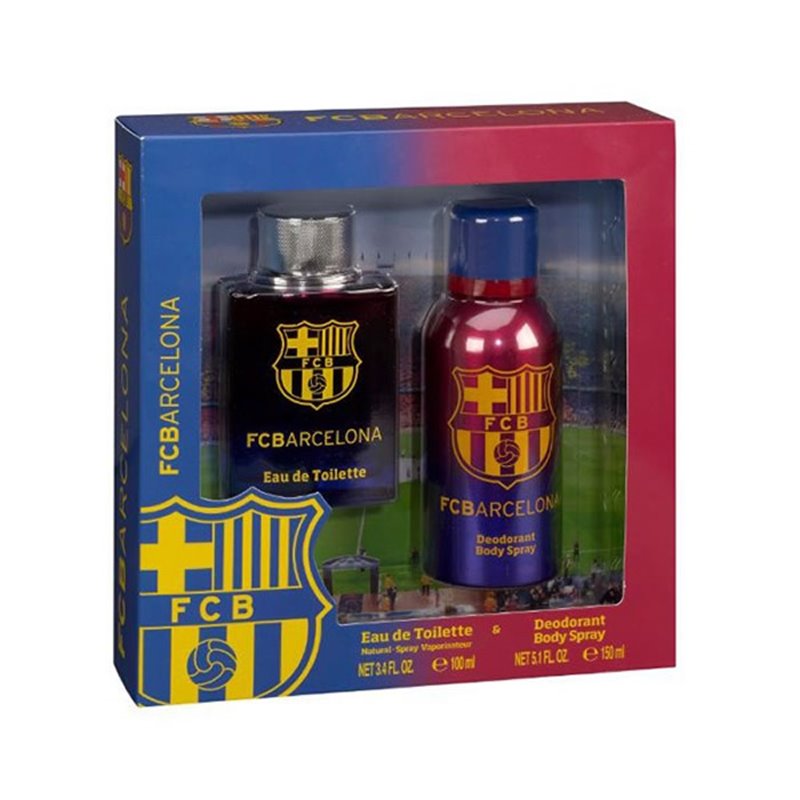 FC Barcelona Eau De Toilette Spray 100ml Set 2 Pieces - unisex