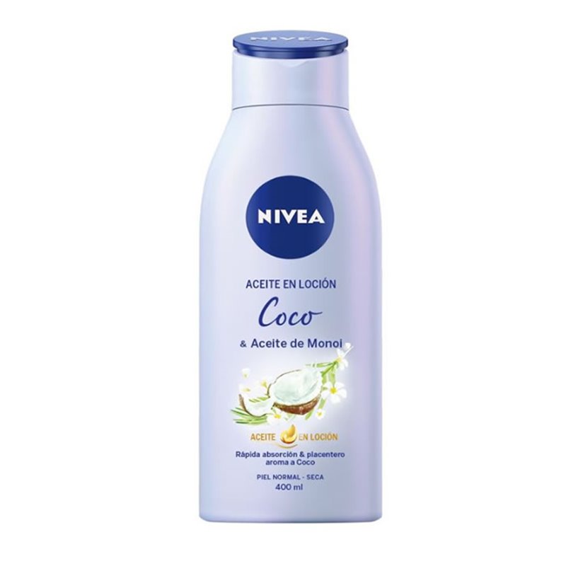 Nivea Coconut Lotion Oil & Monoi Oil 400ml - unisex - Teknashop Ltd