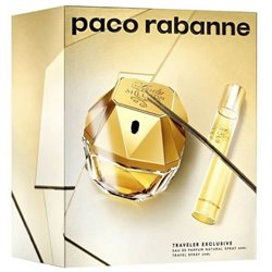 Paco Rabanne Lady Million Eau De Perfume Spray 80ml Set 2 Pieces - unisex