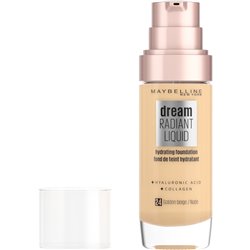 Maybelline Dream Satin Liquid Foundation & Serum 24 Golden Beige 30ml - unisex