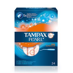 Tampax Pearl Superplus 24 Units - unisex