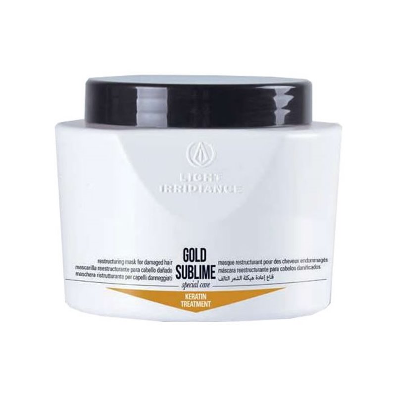 Light Irridiance Gold Sublime Keratin Treatment Mask 500ml - unisex