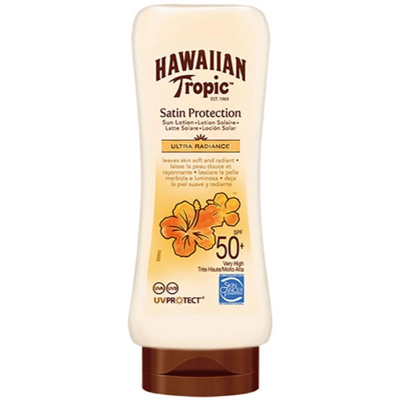 Hawaiian Tropic Satin Protection Ultra Radiance Sun Lotion Spf50 180ml - unisex