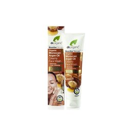 Dr Organic Moroccan Argan Oil Cream Face Wash 150ml - unisex