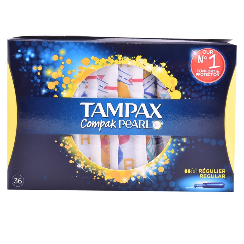 Tampax Pearl Compak Regular 36 Units - unisex