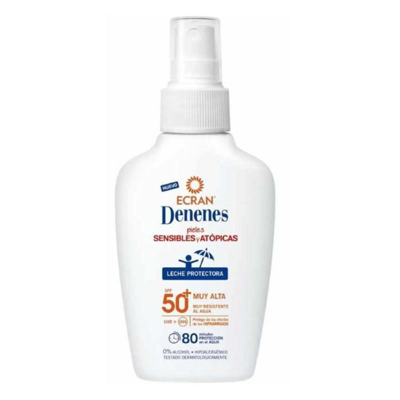 Denenes Solar Protective Milk Spray Spf50+ Sensitive Skin 100ml - children - Teknashop Ltd