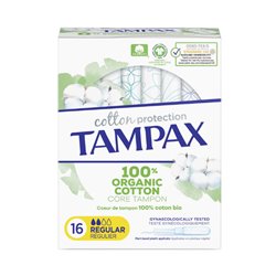 Tampax Organic Regular Tampon 16 Units - unisex