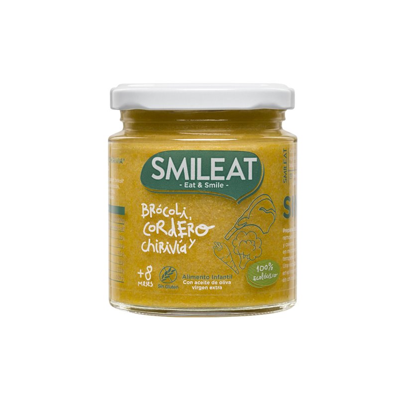 Smileat Potito Bio Brocoli Cordero y Chirivia 230g - unisex