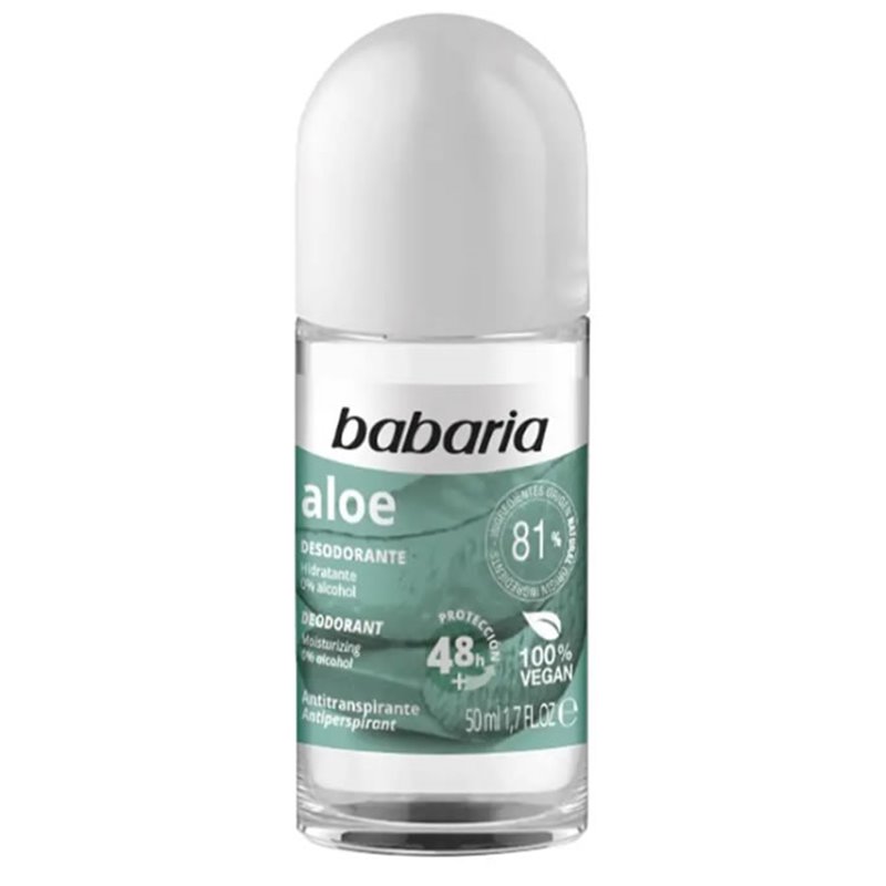 Babaria Deodorant Aloe Roll On 50ml - unisex