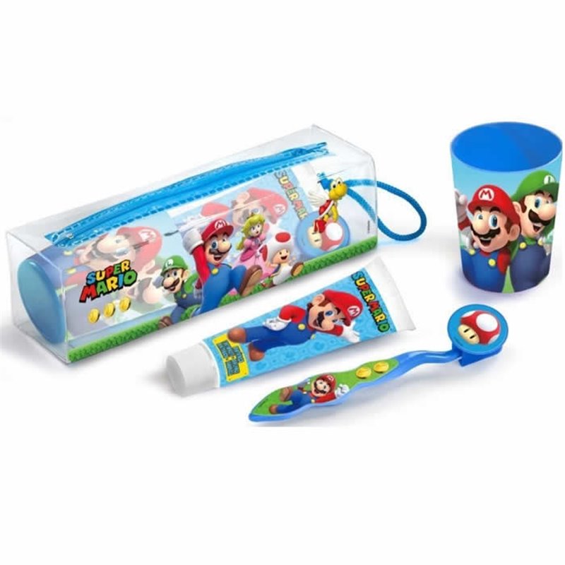 Super Mario Bros Set 4 Pieces - unisex - Teknashop Ltd