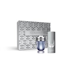 Paco Rabanne Invictus Eau De Toilette Spray 100ml Set 2 Pieces Christmas 2023 - man - Teknashop Ltd