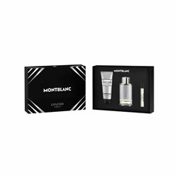 Montblanc Explorer Platinum Eau De Perfume Spray 100ml Set 3 Pieces - man