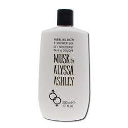 Alyssa Ashley Musk Bubbling Bath and Shower Gel 500ml - unisex