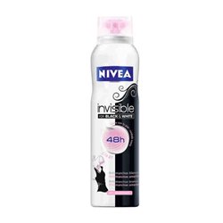 Nivea Invisible Black And White Original Spray 200ml - unisex